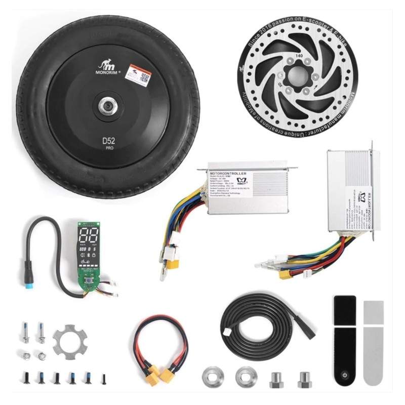 DUAL52 AWD Upgrade kit for PACK U5-Max 2.0 for Ninebot Max electric scooters - DUAL MOTOR kit Monorim - 35 ** Dual52 dual motor 