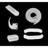 Kit di protezioni in silicone più copricavi e gancio per borse.  - 3 Kit di protezioni in silicone più copricavi e gancio per bo