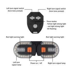 Luz intermitente para scooter bicicleta Wan - 9  