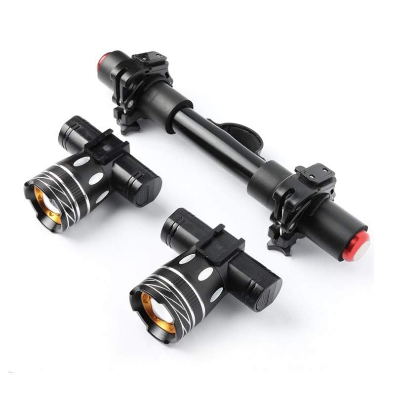 Dobbelt LED lysstang til Xiaomi elektrisk scooter med 1200mAh batteri  - 1 Dobbelt LED lysstang til Xiaomi elektrisk scooter med