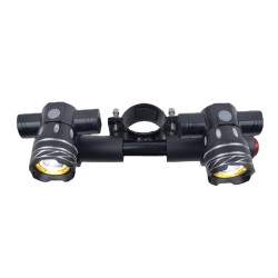 Dual LED Light Bar for Xiaomi Electric Scooter with 1200mAh Battery  - 2 Dual LED Light Bar for Xiaomi Electric Scooter with 120