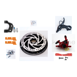Monorim MD-MXR1 Pro rear disc brake kit for 350w/500w motor on Ninebot Max G30 scooter or similar Monorim - 7 
Install rear disc
