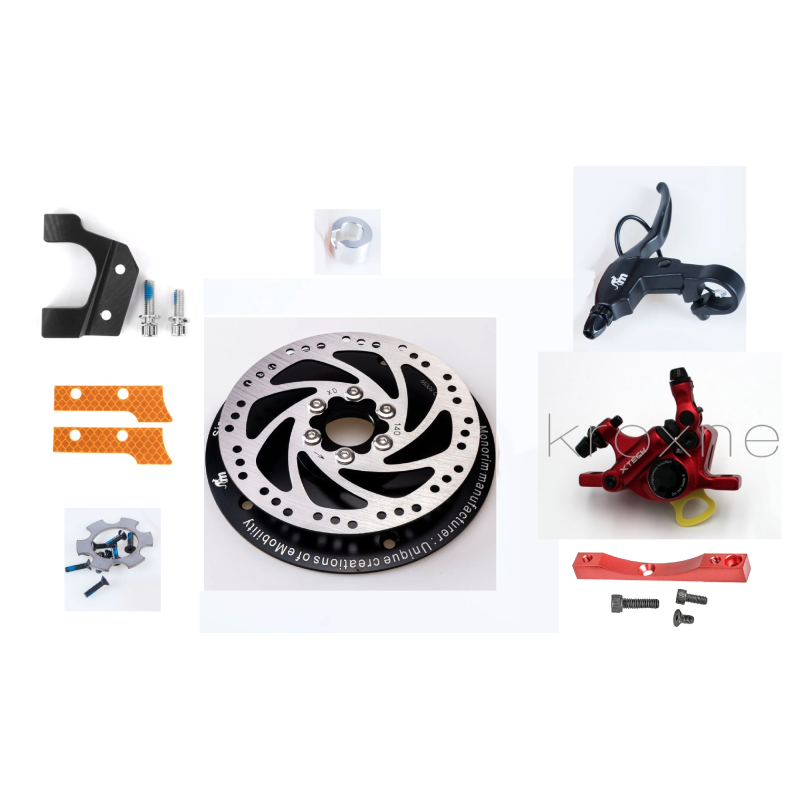 Monorim MD-MXR1 Pro rear disc brake kit for 350w/500w motor on Ninebot Max G30 scooter or similar Monorim - 7 
Install rear disc