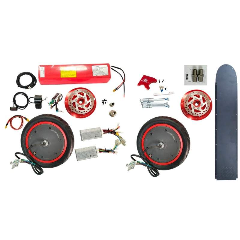 Monorim Dual32 Ultra+ MR1 (inkluderar två 350w motorer) Monorim - 1 36v 14400mah batteri med 30Ah BMS
Den innehåller två nominel