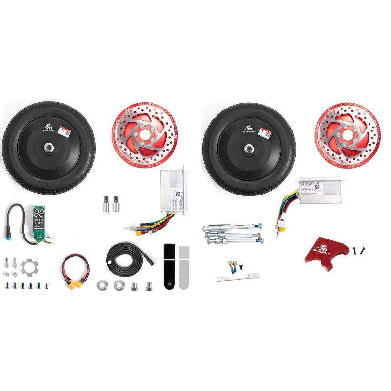 Monorim Dual52 Pro Ultra (obsahuje dva 500W motory) Monorim - 4 
Obsahuje 14400mAh batériu s 60ah BMS
Nabíjačka 48V 3A
Obsahuje 