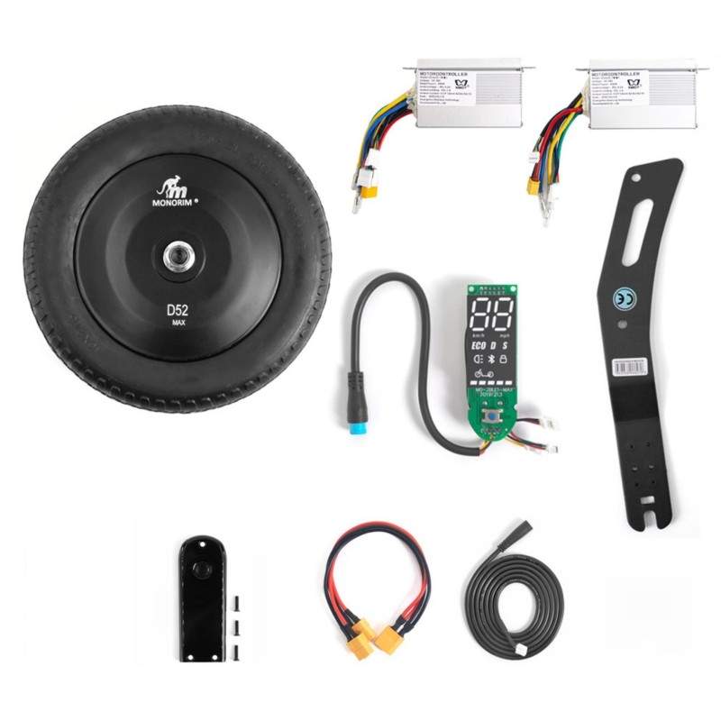 Monorim Dual52 Max (inkluderar en 500w motor) Monorim - 1 
Den inkluderar en nominell 500w motor, genom att lägga till denna eff