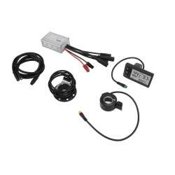 Complete waterproof controller kit for electric bike with S866 panel display in 36v and 48v version KROXNE - 3 Complete waterpro