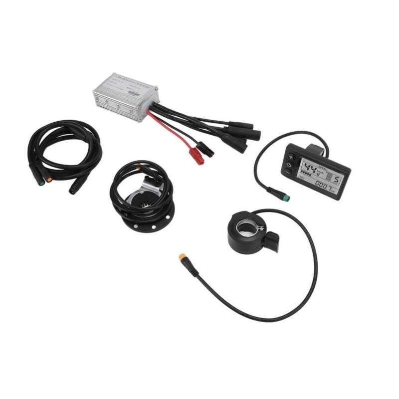 Complete waterproof controller kit for electric bike with S866 panel display in 36v and 48v version KROXNE - 3 Complete waterpro