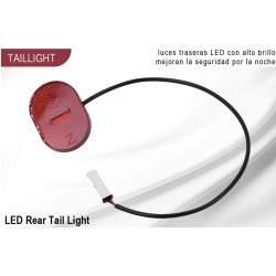 Zadniy likhtar dlya Xiaomi Scooter 4 (Mi4), Xiaomi 4 Pro abo analohichnoho. Xiaomi - 5 Zadniy likhtar dlya Xiaomi Scooter 4 (Mi4