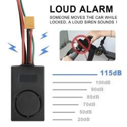 Universal'naya protivougonnaya signalizatsiya dlya elektrosamokatov Xiaomi, Ninebot, Segway, Dulatron, Kaabo, Vsett  - 2 Univers