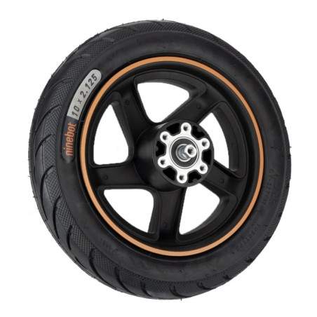 Hjul med dekk for Segway Ninebot sparkesykkel F20, F25, F25i, F30, F40, F40i eller lignende - 10x2.125 tommer Segway - Ninebot -