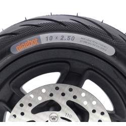 Ruota posteriore completa per Segway Ninebot kickscooter F20, F25, F25i, F30, F40, F40i o simili - 10x2,5 pollici Segway - Nineb