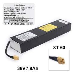 Batteri 36v 7800mah till Kugoo S1 elscooter eller liknande  - 1 Batteri 36v 7800mah till Kugoo S1 elscooter eller liknande
Batte