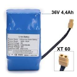 Batteria esterna aggiuntiva 36v 4400mah per scooter elettrico o bicicletta elettrica  - 1 Batteria esterna aggiuntiva 36v 4400ma