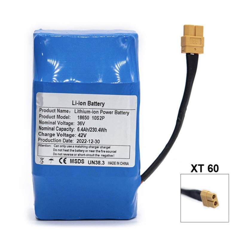 Externt extra batteri 36v 6400mah för elscooter eller elcykel  - 1 Externt extra batteri 36v 6400mah för elscooter eller elcykel