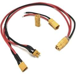 Skiftet tilslutningskabel til eksternt batteri kompatibelt med scooter, elcykel eller lignende  - 1