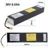 Baterie 36v 6000mah pro elektrický skútr Kugoo S1 nebo podobný  - 2 Baterie 36v 6000mah pro elektrický skútr Kugoo S1 nebo podob