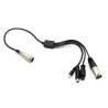 Kábel konvertora nabíjačky GX16 na DC 5,5 mm / DC 8 mm / XLR / GX12  - 1 Kábel konvertora nabíjačky GX16 na DC 5,5 mm / DC 8 mm 
