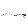 Cavo convertitore caricabatterie da GX16 a DC5,5mm / DC8mm / XLR / GX12  - 4 Cavo convertitore caricabatterie da GX16 a DC5,5mm 