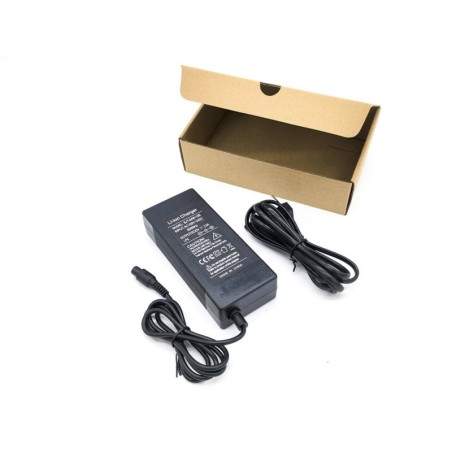 Carregador para scooter ou bicicleta elétrica 42V 2A - 36v - conector GX12  - 1 Carregador para scooter ou bicicleta elétrica 42