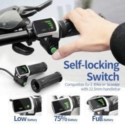 Gashåndtag til elektrisk scooter og elektrisk cykel Wan - 5  