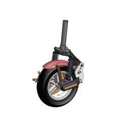 Sharkset forhjulsophæng med skivebremse til Ninebot Max G30E ll / G30 LE / G30D / G30LP, Segway Max G2 / G65.  - 2 Sharkset forh