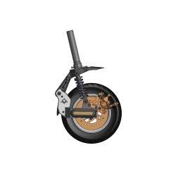 Sharkset voorvering met schijfrem voor Ninebot Max G30E ll / G30 LE / G30D / G30LP, Segway Max G2 / G65.  - 6 Sharkset voorverin
