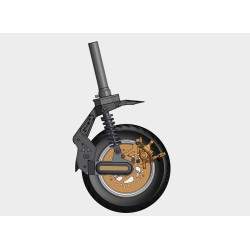 Sharkset priekinė pakaba su diskiniais stabdžiais, skirta Ninebot Max G30E ll / G30 LE / G30D / G30LP, Segway Max G2 / G65.  - 7