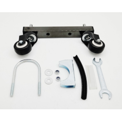 Kovová podpěra s posuvnými kolečky pro elektrické skútry Xiaomi, Segway řady F/D, Ninebot Max Series nebo podobné  - 4 Kovová po