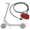 Luce posteriore per il parafango dello Xiaomi Scooter 4 Ultra o simile  - 1 Luce posteriore per il parafango dello Xiaomi Scoote