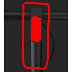 Base schermo o supporto manubrio per monopattino elettrico Xiaomi Scooter 4 Ultra Xiaomi - 2 Base schermo o supporto manubrio pe