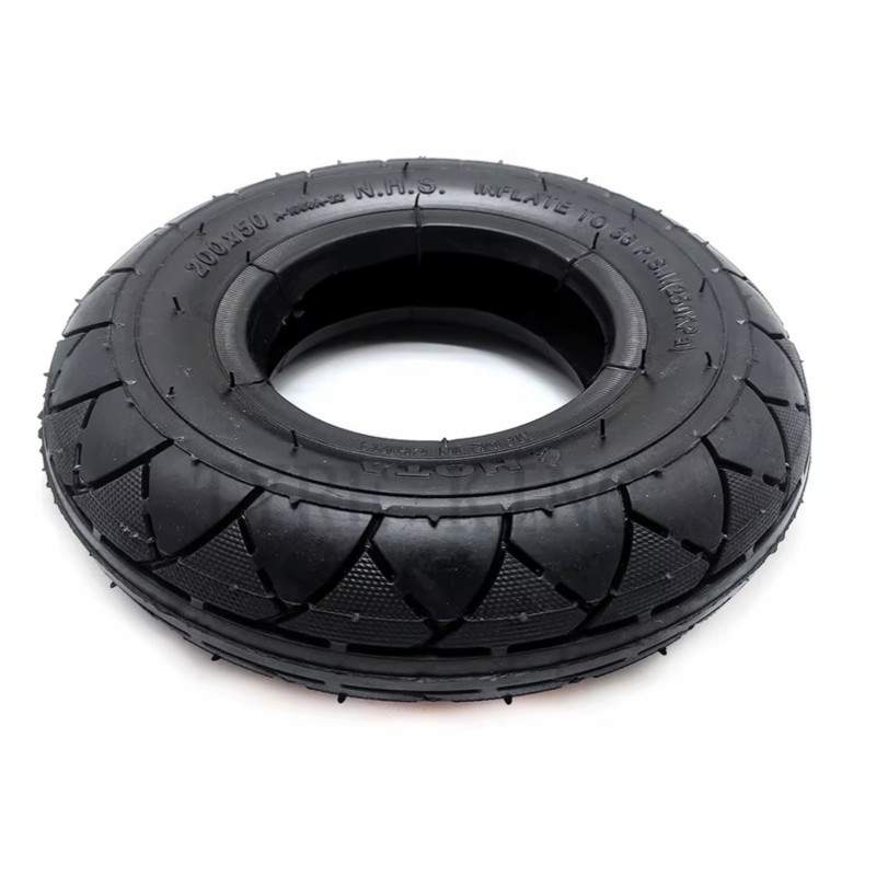 Pneu 200x50 idéal pour fauteuils roulants, scooters électriques ou autres véhicules  - 1 Pneu 200x50 idéal pour fauteuils roulan