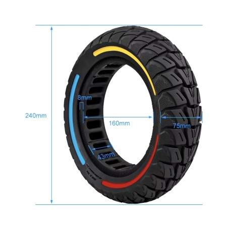 Polna guma 255x80 za Kaabo Mantis, Zero 10X, Vsett 10+ KROXNE - 1 Polna guma 255x80 za Kaabo Mantis, Zero 10X, Vsett 10+
Polna g