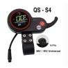QS-S4 6-pinový displej (36V-60V) pre Kaboo, Zero 9, Zero 8X, Zero10, Zero10X a podobné  - 1 QS-S4 6-pinový displej (36V-60V) pre