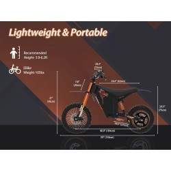 Monorim e-Moto Electric Wish007, 55 km/h, 1500 W variklis, 21Ah baterija, reguliuojama hidraulinė pakaba Monorim - 5 Monorim e-M
