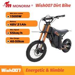 Monorim e-Moto Electric Wish007, 55 km/h, 1500 W variklis, 21Ah baterija, reguliuojama hidraulinė pakaba Monorim - 6 Monorim e-M