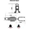 Monorim GL8 - Luggage Rack Trailer, Basket for Bike or Electric Bikes. Monorim - 11 Monorim GL8 - Luggage Rack Trailer, Basket f