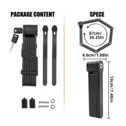 Lokot s protuprovalnim sklopivim mehanizmom od visokokvalitetnog materijala KROXNE - 2  