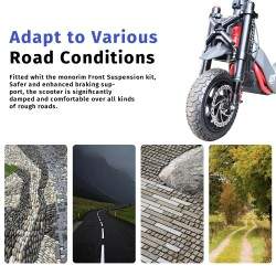 Framhjulsupphängning till Monorim-ZT3 för Segway ZT3 Pro elskoter Monorim - 9  