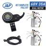 Sada dvou ovladačů s obrazovkou a spouští pro instalaci dvou motorů 60v 35A (JP) KROXNE - 1  