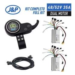 Kit de două controlere cu ecran și declanșator pentru instalarea unui motor dual 48v / 52v 35A (JP) KROXNE - 1  