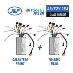 Kit med två kontroller (fram och bak) för installation av två motorer (48v / 52v 35A JP) KROXNE - 1  