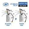 Kit med två kontroller (fram och bak) för installation av två motorer (48v / 52v 35A JP) KROXNE - 1  