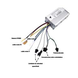 Controladora trasera para patinete eléctrico de 60V 35A JP KROXNE - 2  