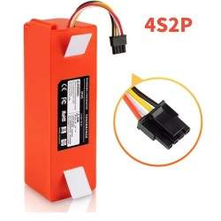 Batterie de rechange pour aspirateur robot Xiaomi 14,4 V pour Xiaomi Roborock S55 S60 S65 S50 S51 S5 MAX S6 Xiaomi - 2  