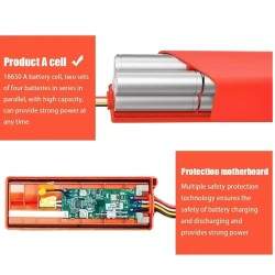 Vervangende batterij voor Xiaomi Robotstofzuiger 14,4 V voor Xiaomi Roborock S55 S60 S65 S50 S51 S5 MAX S6 Xiaomi - 3  