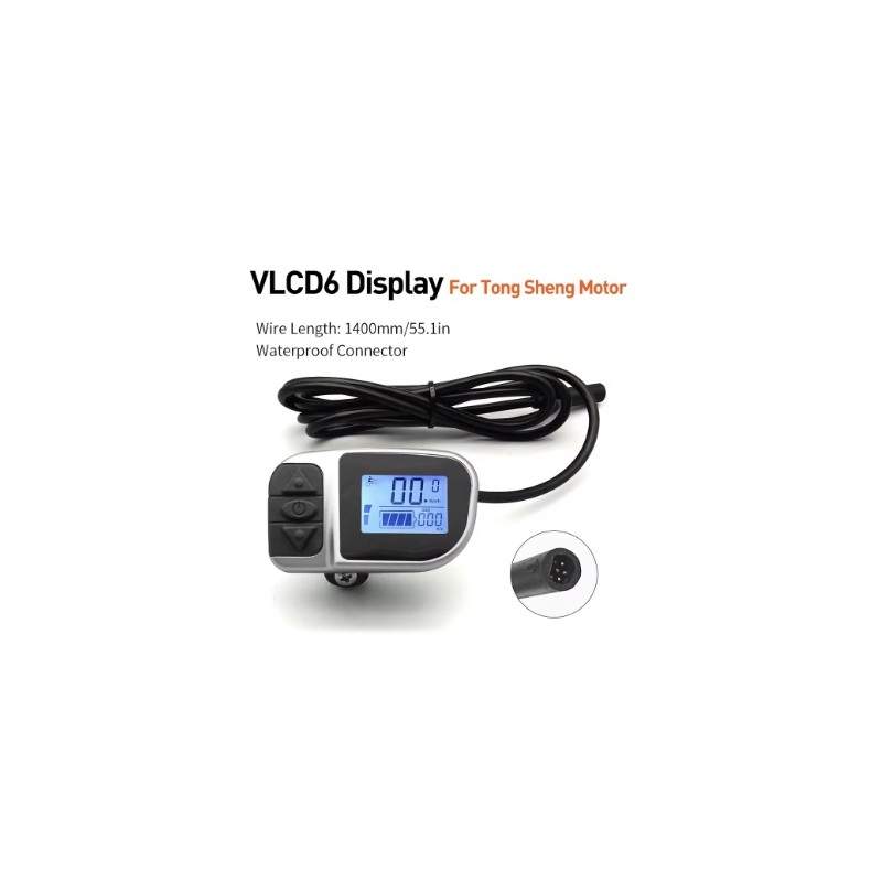 VLCD6 LCD-ekraan 6-kontaktilise isase pistikuga TongSheng DZ2 elektrijalgratta jaoks Tongsheng - 3  
