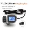 VLCD6 LCD-ekraan 6-kontaktilise isase pistikuga TongSheng DZ2 elektrijalgratta jaoks Tongsheng - 3  