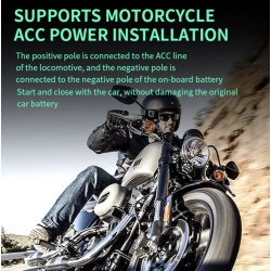 Système de détection d'angle mort étanche (angle 130º) pour scooter, vélo ou moto KROXNE - 6  