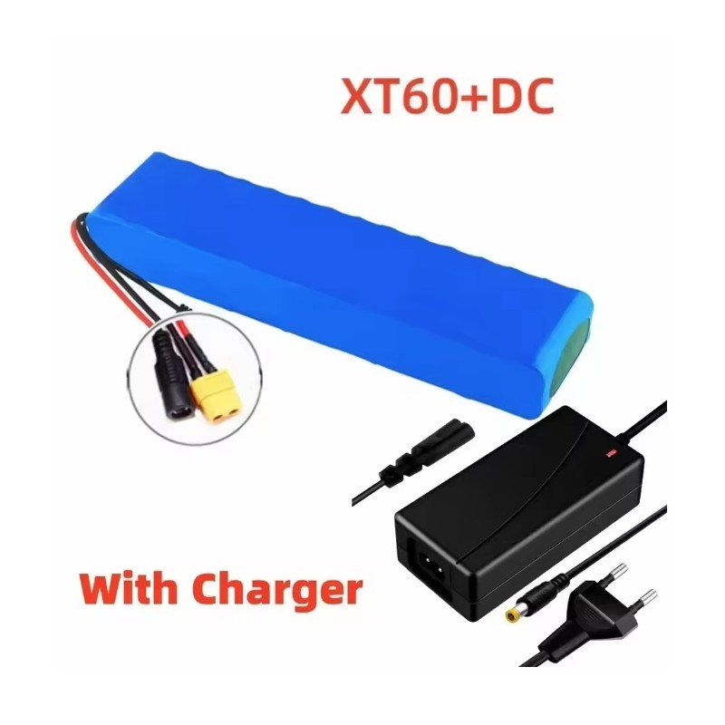 20000mah 48v-os akkumulátor 54.6v 2a töltővel xt60-dc, bullet-sm, T plug-dc, xt60-sm, xt60-plug KROXNE - 6  